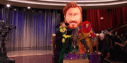 Fat Tuesday Conan O'Brien Mardi Gras Parade GIF