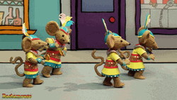 Fat Tuesday Rastamouse Mardi Gras Dance GIF