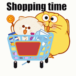 Fatcatz Couple Shopping Time GIF