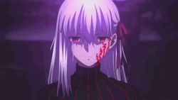 Fate Stay Night Blood On Face GIF