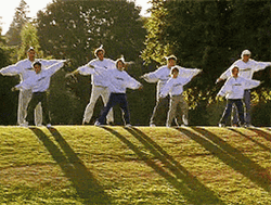 Father And Son Rain Dance GIF