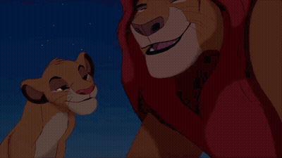 Father And Son Smiling At Each Other GIF