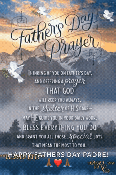 Father's Day Greeting Card Prayer GIF