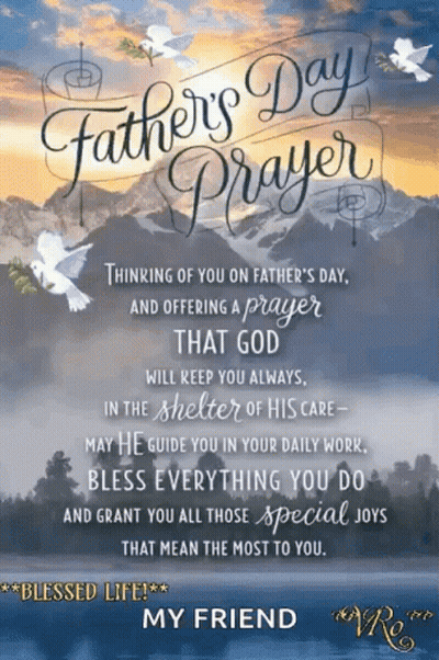 Father's Day Greeting Card Prayer GIF