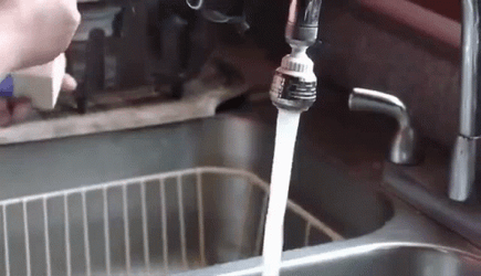 Faucet Spout Firing Water GIF