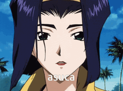 Faye Valentine Asuca Innocent Look GIF