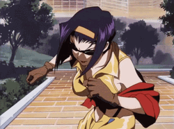 Faye Valentine Punch GIF