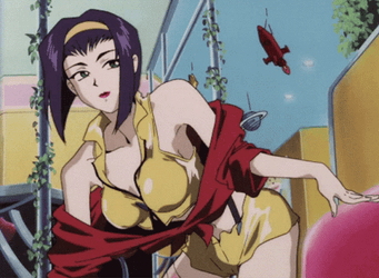Faye Valentine Seductive Crawl GIF