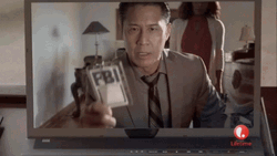 Fbi Open Up Agent Showing Off Badge GIF