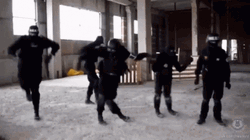 Fbi Open Up Meme Funny Mob Dance GIF
