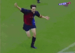 FC Barcelona Andrés Iniesta Wild Celebration GIF