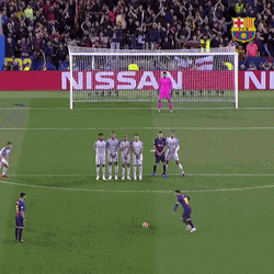 FC Barcelona Kick Off Score GIF