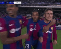 FC Barcelona Team Tight Hugs GIF