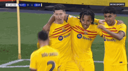 FC Barcelona Teammate Exchange Greetings GIF