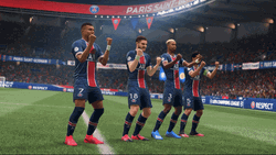 FC PSG Score Celebration FIFA GIF