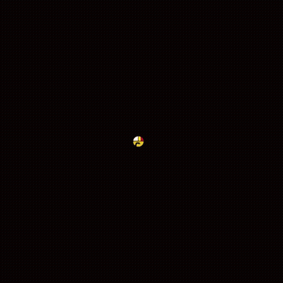FCB Logo With Soccer Ball GIF