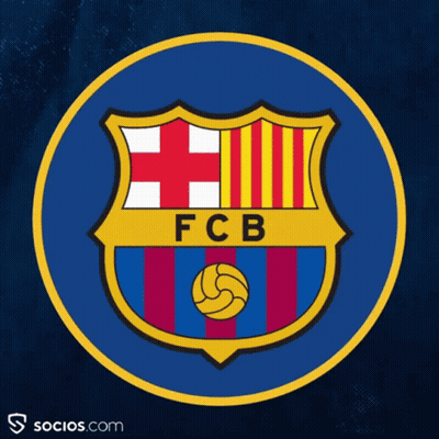 FCB Soccer Team Logo GIF