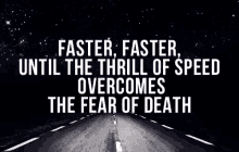 Fear Of Death Thrill Of Speed Highway GIF