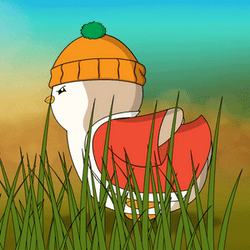 Fearless Penguine Like Naruto Running GIF