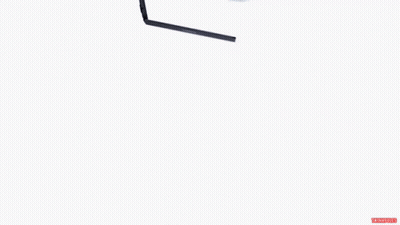 Feather Floating Next To Lenovo Laptop GIF