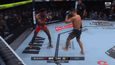 Featherweight Bout Between Murphy And Pico At 1:45 GIF
