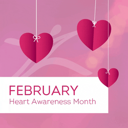 February Heart Awareness Month GIF