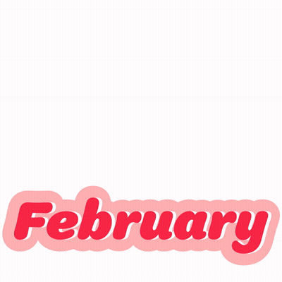 February Word GIF
