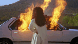 Fed Up With This Burning Car GIF
