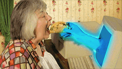 Feeding Computer Technology GIF