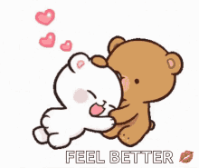 Feel Better Milk Bear GIF