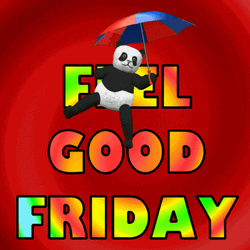 Feel Good Friday Dancing Panda GIF