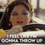 Feel Like I'm Gonna Throw Up Megan Slater Car GIF