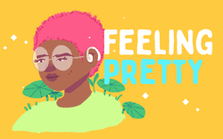 Feeling Pretty Lady Cartoon Art GIF