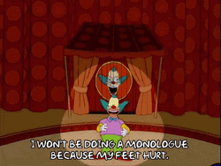 Feet Hurt No Monologue Tonight GIF