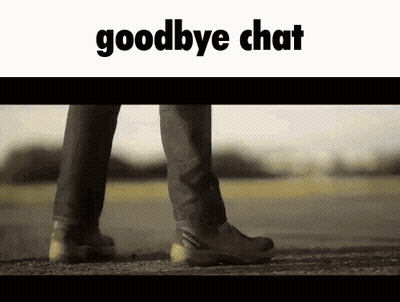 Feet With Goodbye Chat GIF