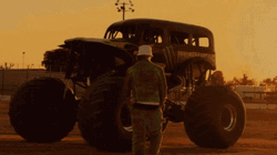 Feid Monster Truck In The Desert GIF