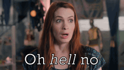 Felicia Day Oh Hell No GIF