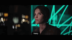 Felicity Jones Saying Nasty GIF