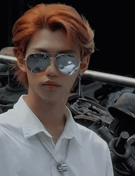 Felix Stray Kids Nod Handsome Sunglasses GIF