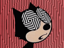 Felix The Cat Hypnotize GIF