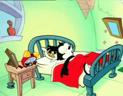 Felix The Cat Waking Up GIF
