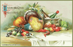 Feliz Dia De Accion De Gracias Grazing Table GIF