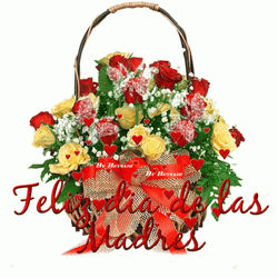 Feliz Dia De La Madre Adorable Roses GIF