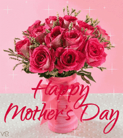 Feliz Dia De La Madres Glittery Flowers GIF