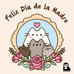Feliz Dia De La Madres Pusheen Family GIF