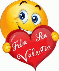 Feliz Dia De San Valentin Emoji GIF