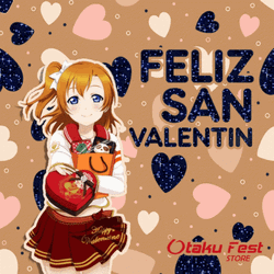 Feliz Dia De San Valentin Otaku GIF