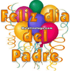 Feliz Dia Del Padre Balloon Background  GIF
