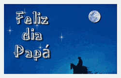 Feliz Dia Del Padre Beautiful Night Sky  GIF