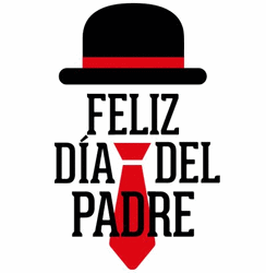 Feliz Dia Del Padre Hat And Tie  GIF